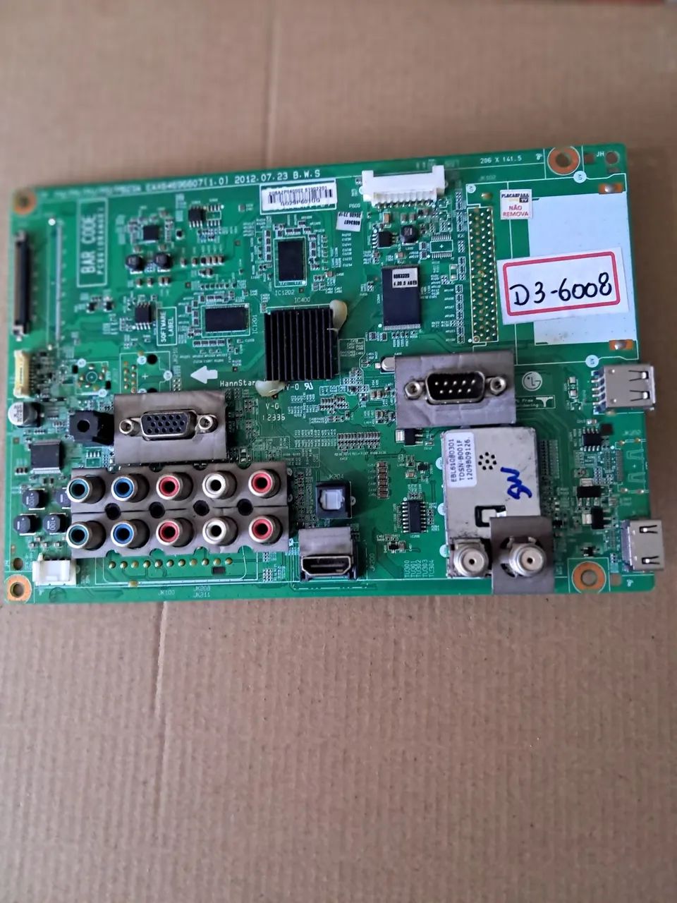 Placa principal tv LG 50pa4500 