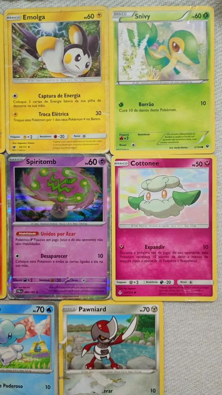 Lote de cartas Pokémon da 5a geração - Foto 3