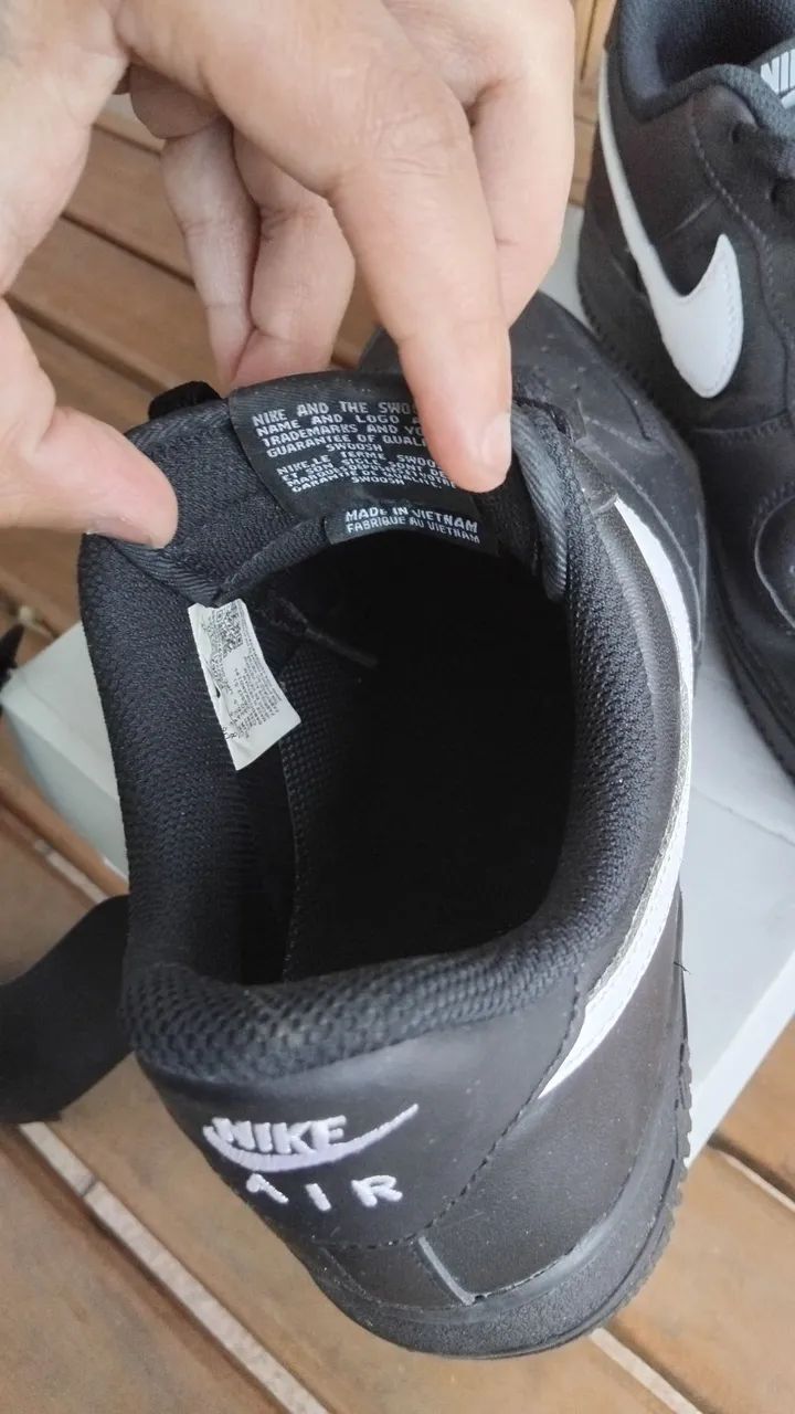 Nike Air Force 1 '07 Preto Original 40  - Foto 2