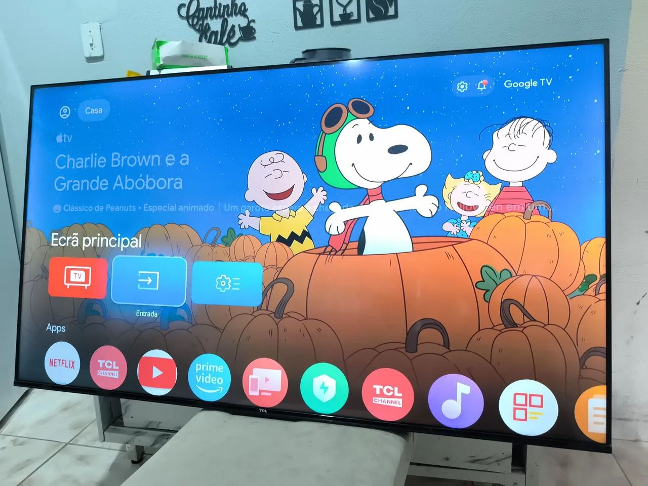 SMART TV 55 ANDROID 4K COMANDO DE ? VOZ - Foto 2