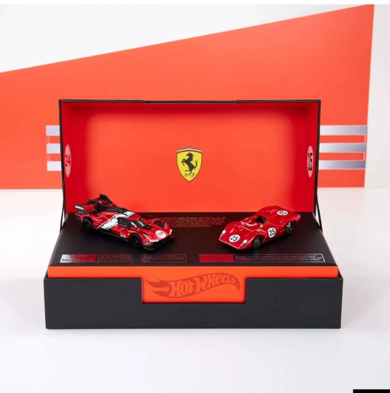 Hot Wheels x Ferrari Heritage Collection Conjunto 312P e 499P, Exclusivo da Mattel