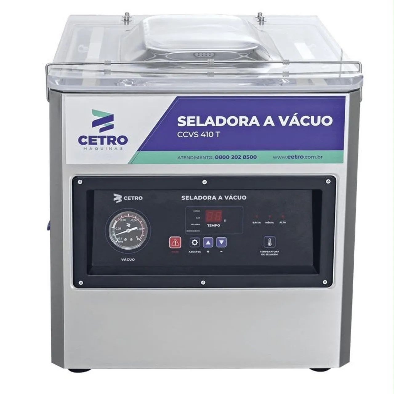  Seladora a Vácuo de Bancada com ATM CCVS 410 T - Foto 2
