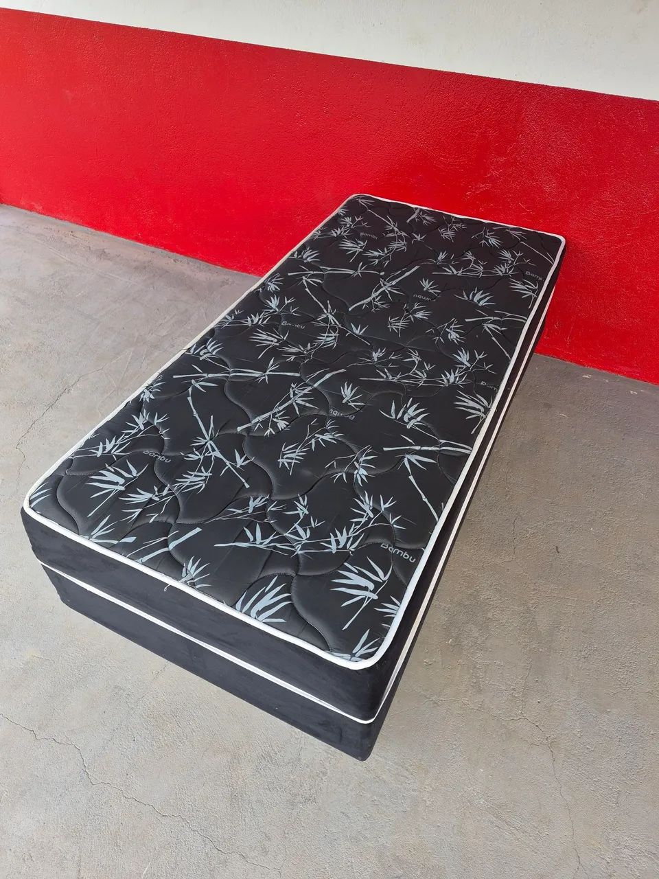 Cama box molas ensacadas solteiro