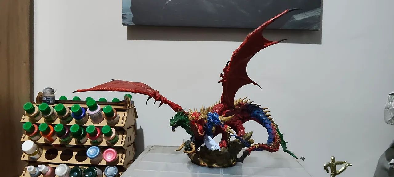 Miniatura Tiamat D&D- impressão 3D