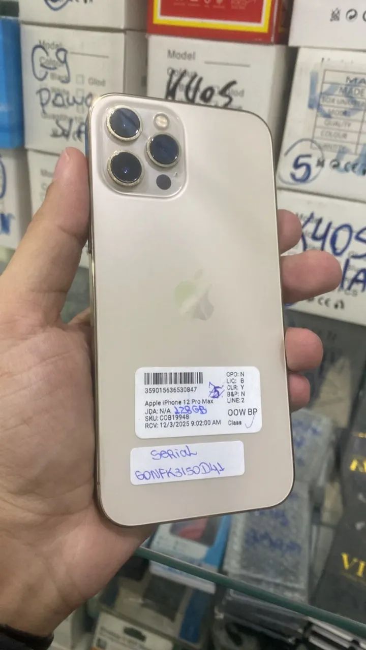 iPhone 12 Pro Max 128Gb - Grafite e Azul Todo original