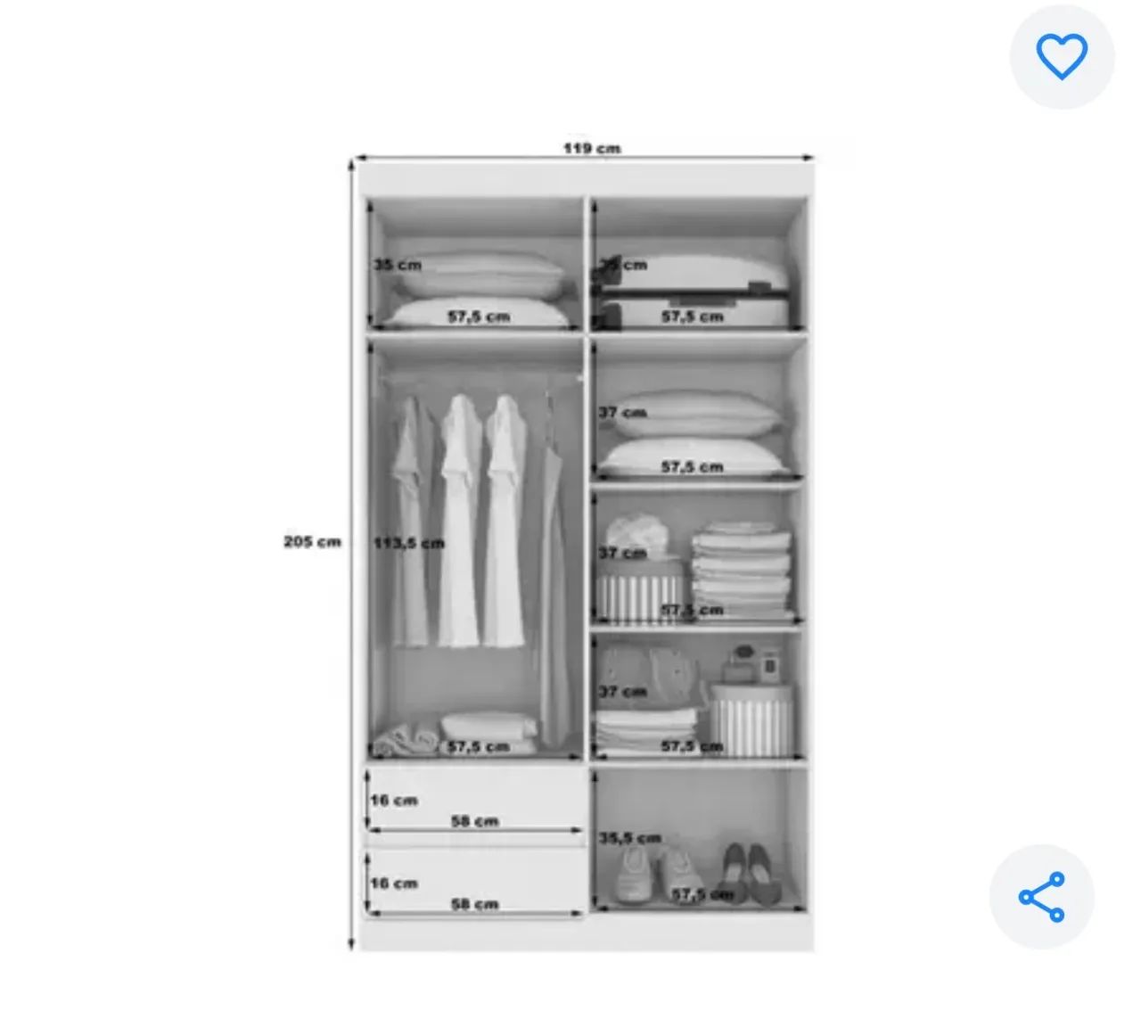 Guarda roupa  - Foto 2