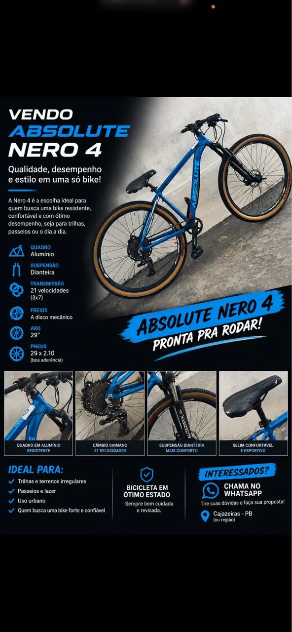 Bicicleta Nero 4 - Foto 2