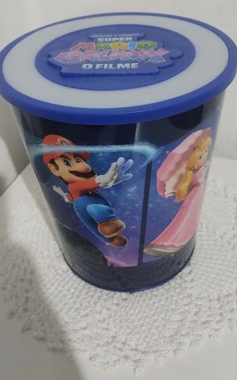 Balde Super Mario Galaxy Cinemark 
