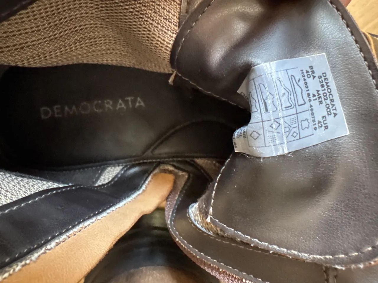 Bota em couro Democrata  - Foto 5