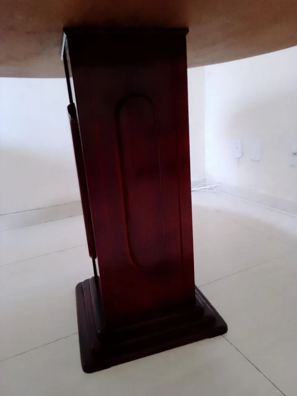 Mesa de madeira maciça mogno peça rara  - Foto 3