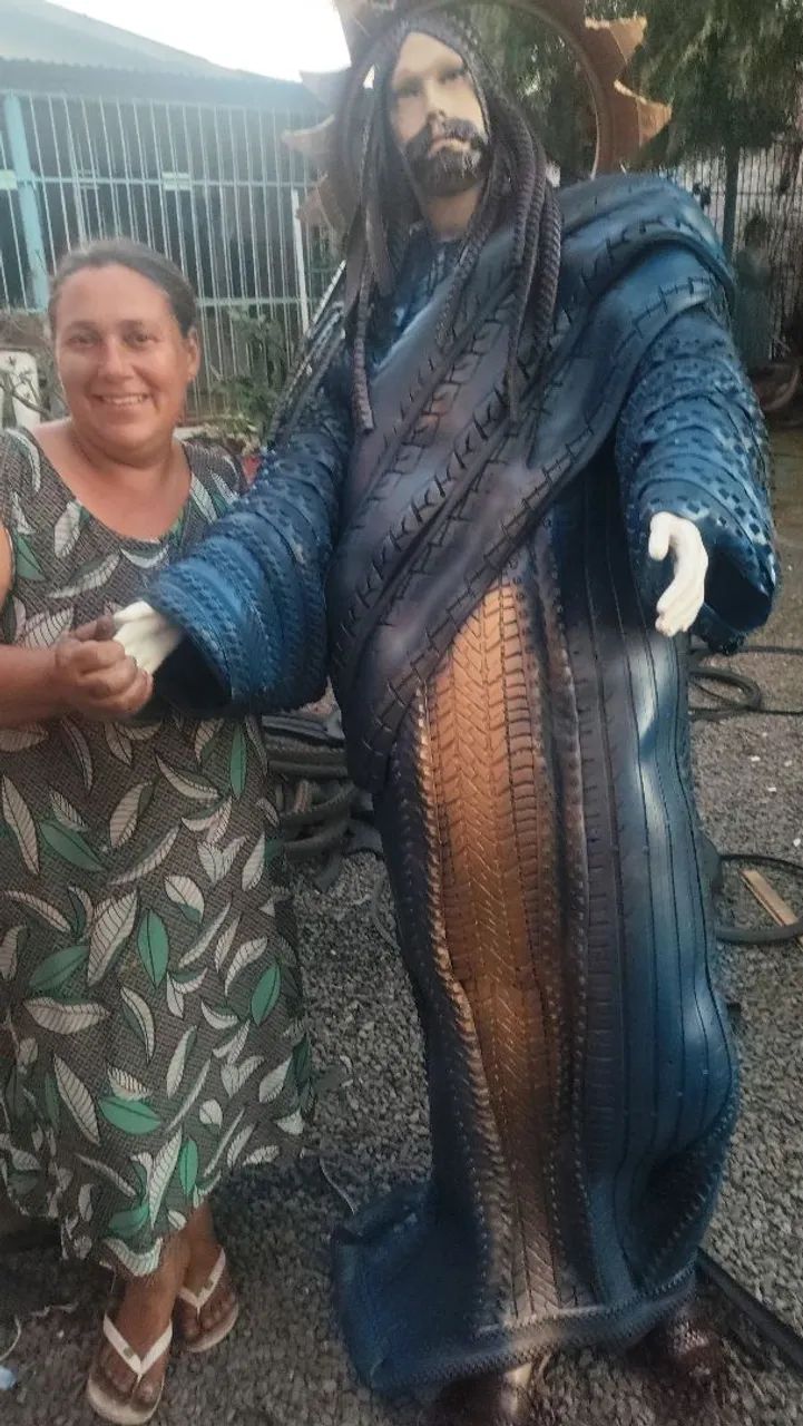 Artesanato de pneus  - Foto 5