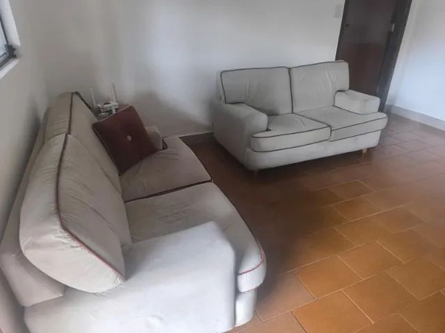 JOGO SOFÁ 2 LUGARES SUEDE - LIDER INTERIORES