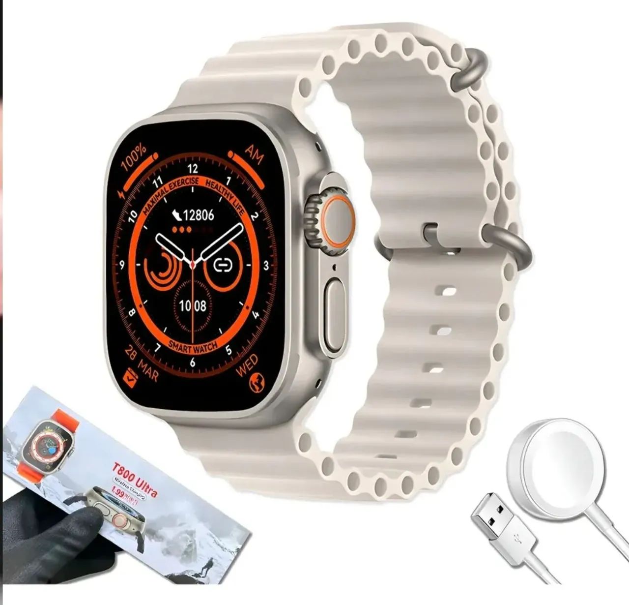 Smartwatch T800 Ultra - Relógio Inteligente Touch - LACRADO - Foto 3