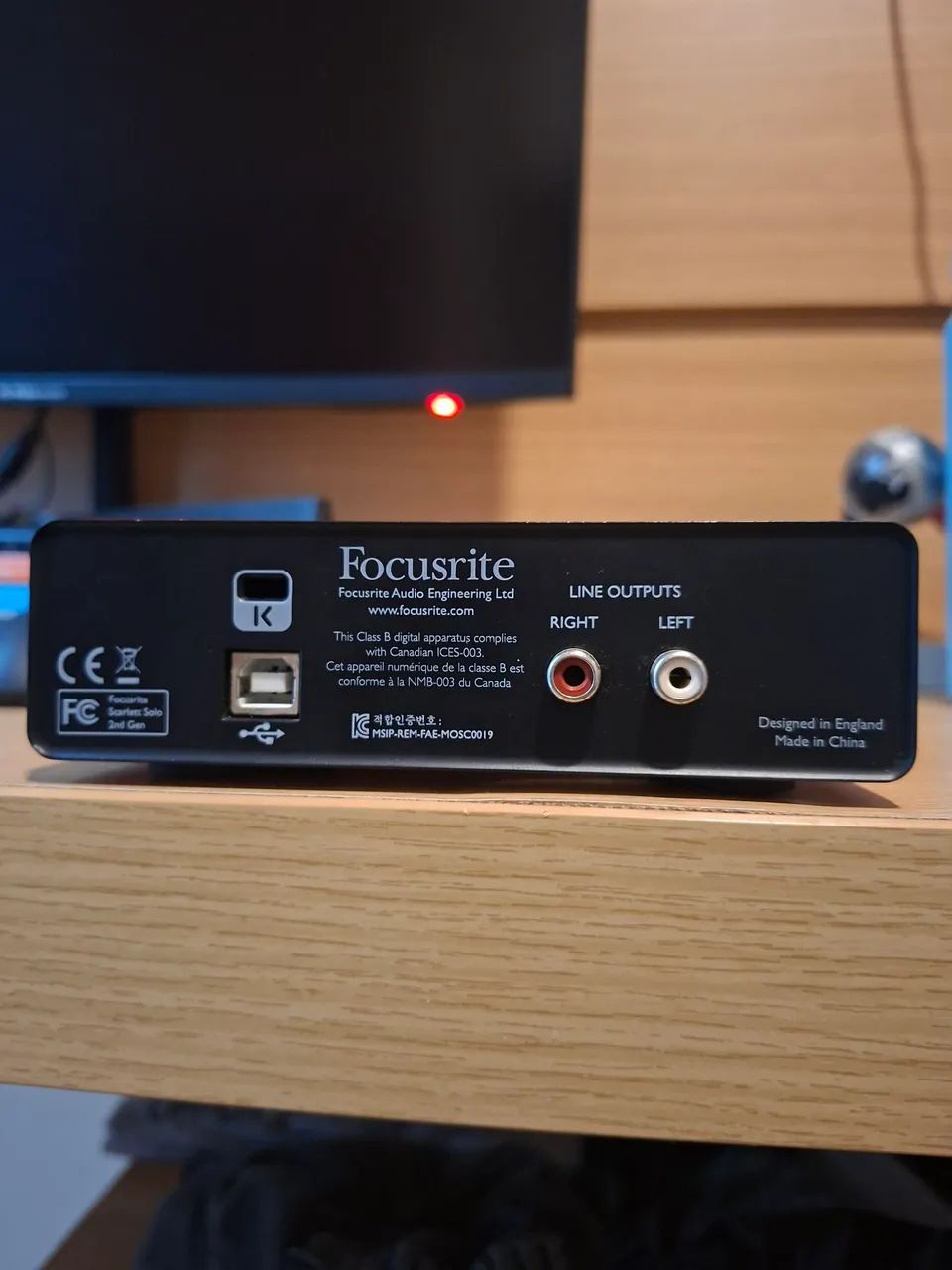 focusrite scarlett solo 2nd + microfone at2020 xlr - Foto 4