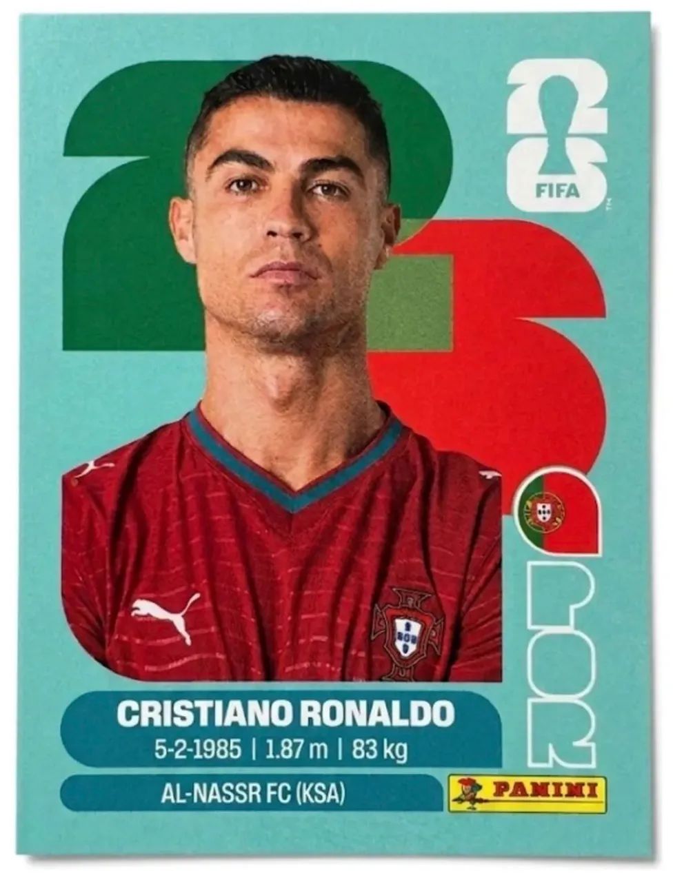 Figurinha Cristiano Ronaldo