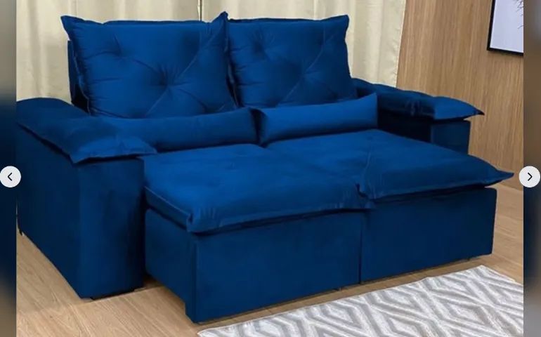 Sofá direto de fábrica, variedade de modelos e tamanhos, trabalhamos com material Suede,