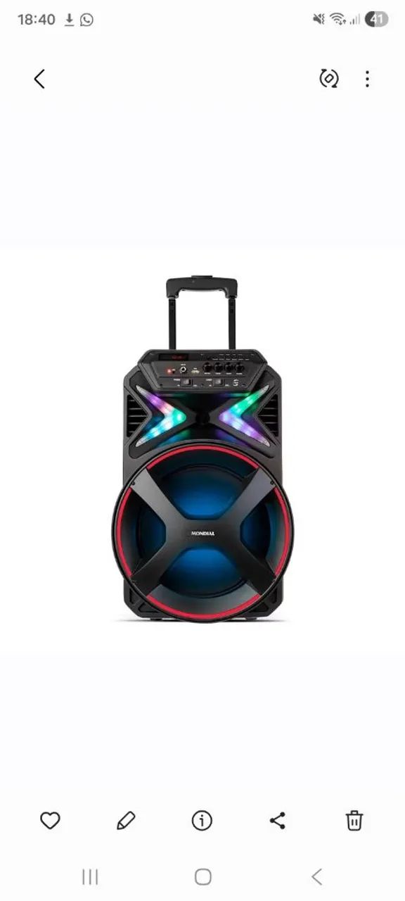 Vendo caixa de som 400w