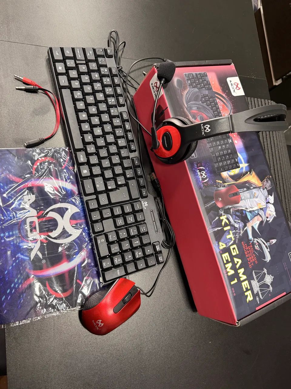 Teclado + mouse + fone + tapete  - Foto 4