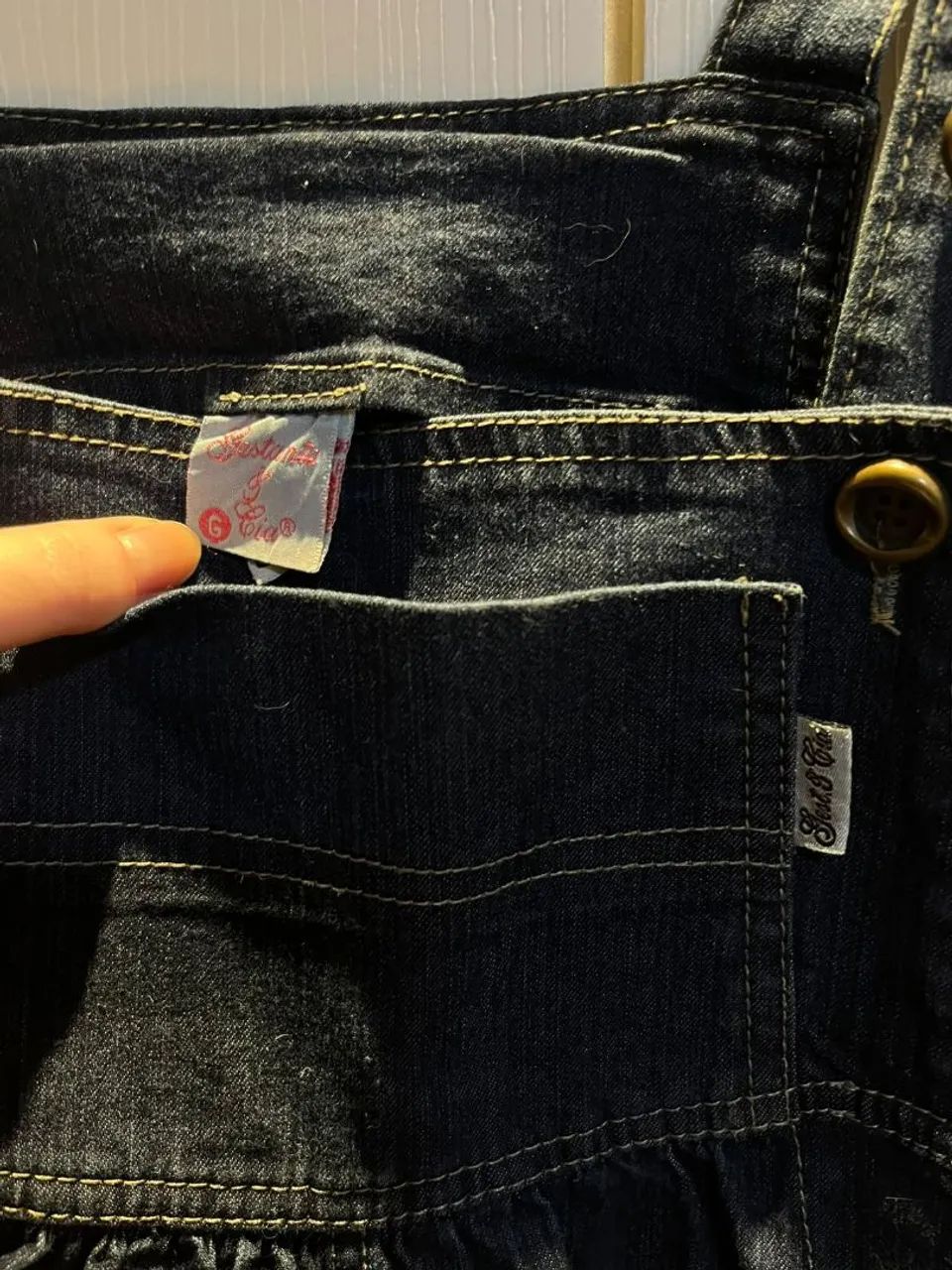 Macacão Jeans Gestante  - Foto 3