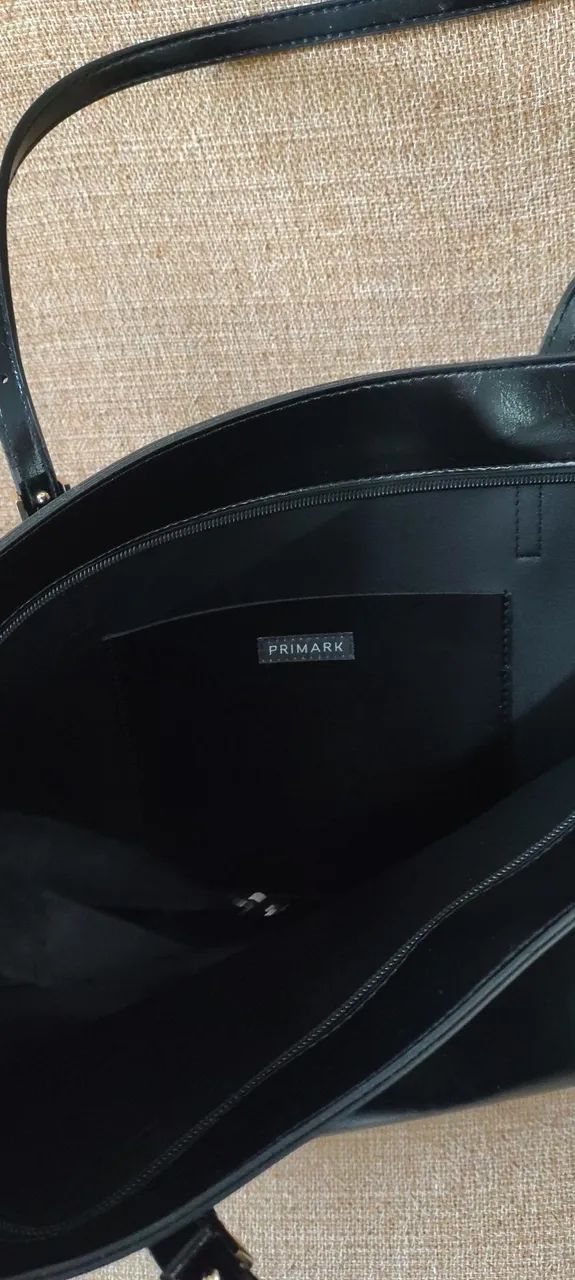 Bolsa nova grande preta marca Primark Portugal. - Foto 3