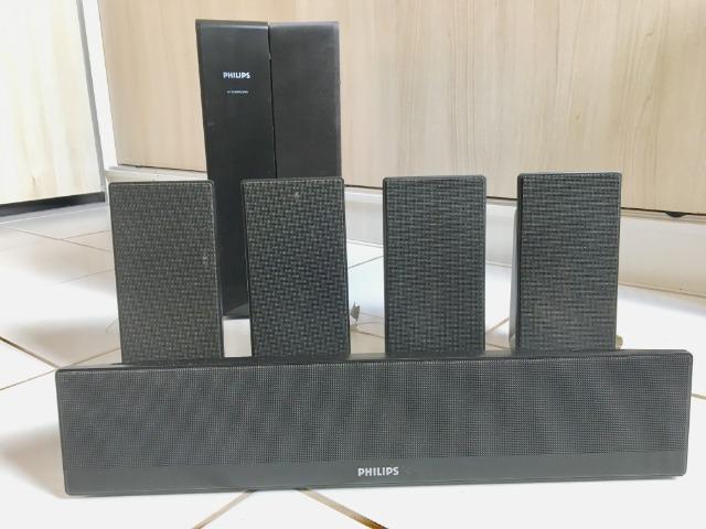 Micro System Gradiente MSD 730 e Conjunto de Caixas de Som Philips - Foto 6
