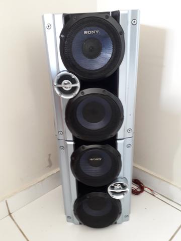 Vendo par de caixas sony dual woofer - Foto 3