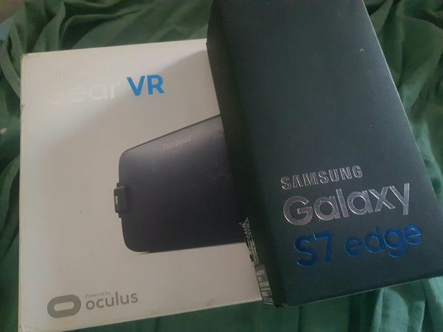 Galaxy s7 edge + óculos realidade virtual 3d