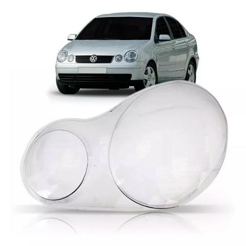 Lente Farol VW Polo 2003 2004 2005 2006 Esquerdo