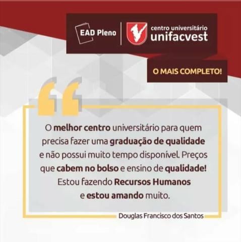Graduação EAD pleno Unifacvest - Foto 2