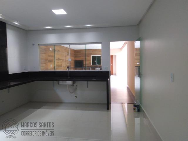 Linda casa moderna em rua 05 Vicente Pires - Foto 9