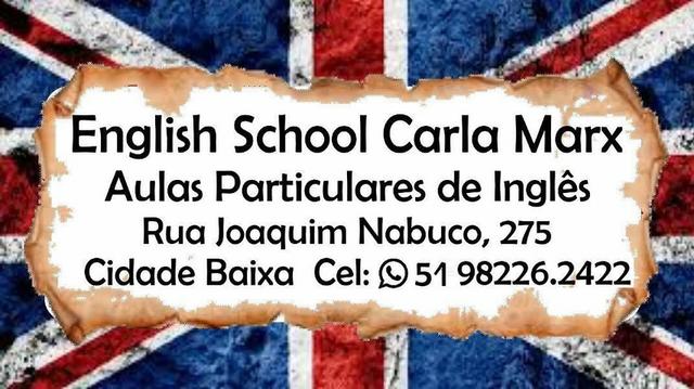 Aulas particulares de inglês