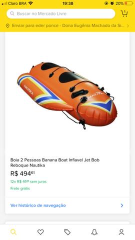 Banana reboque jet ski