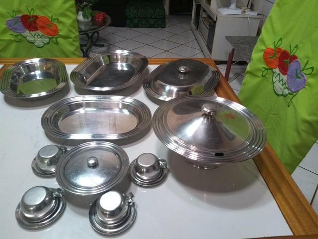 Conjunto travessas inox Tramontina