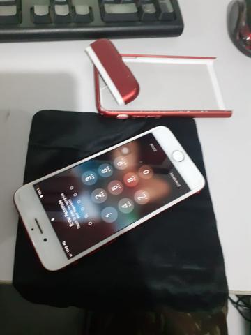 IPhone 7 Red 128gb completo na caixa