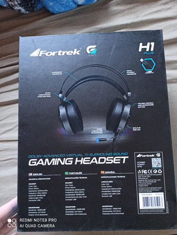 Headset Fortrek H1 Plus 7.1 sound - Foto 4