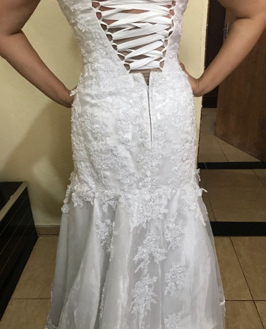 vestido de noiva sereia barato