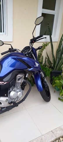 Moto Honda CG Fan 160 Azul