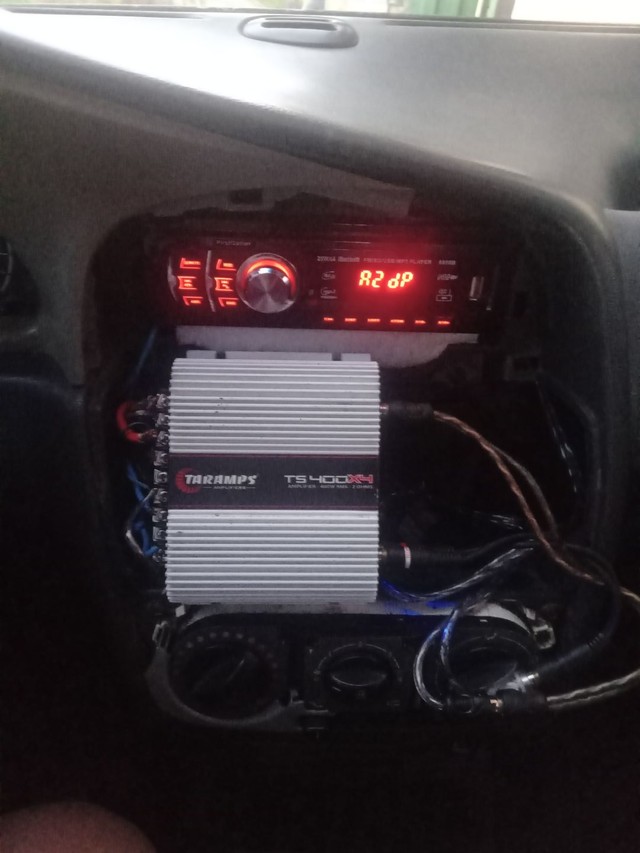 Rádio  para carro e caixa de som - Foto 6