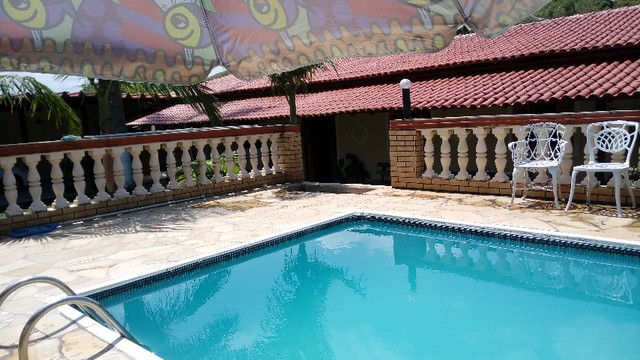 Linda chácara / Temporada, familiares ( PISCINA AQUECIDA ) ANO NOVO JÁ FOi LOCADA