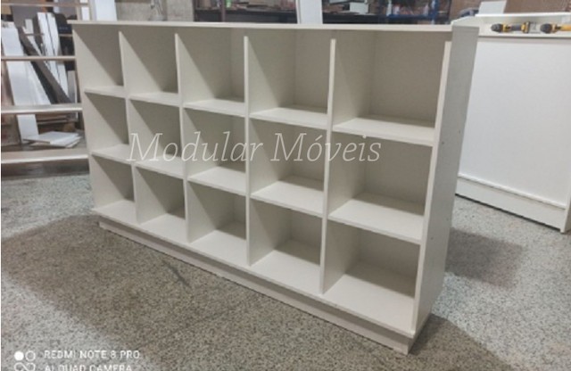 Colmeia Horizontal Branco MDF