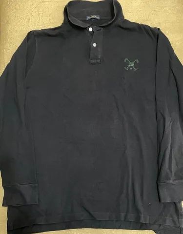 Polo Manga Longa Polo Play 100% Original Usada