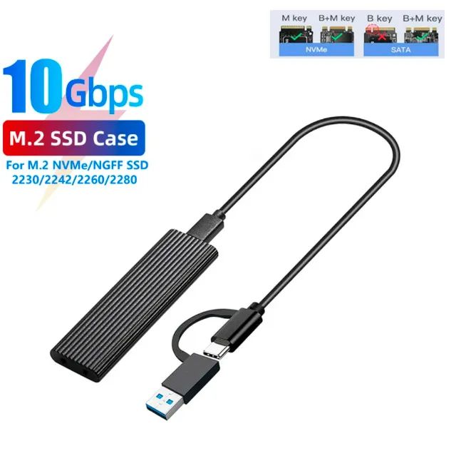 Case NVMe e NGFF (M2 Sata) usb 3.1 e 3.0. - Foto 2