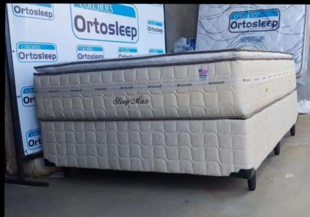 Cama Box Sleep Max Ortosleep Casal
