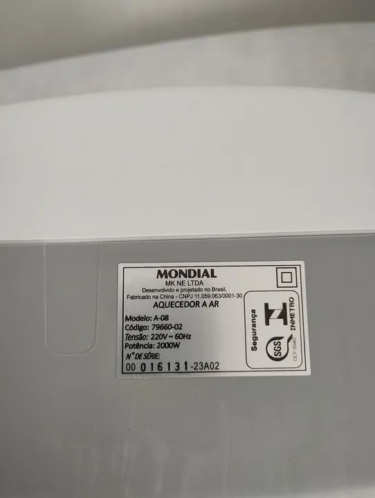 Aquecedor Mundial e Candece - Foto 5