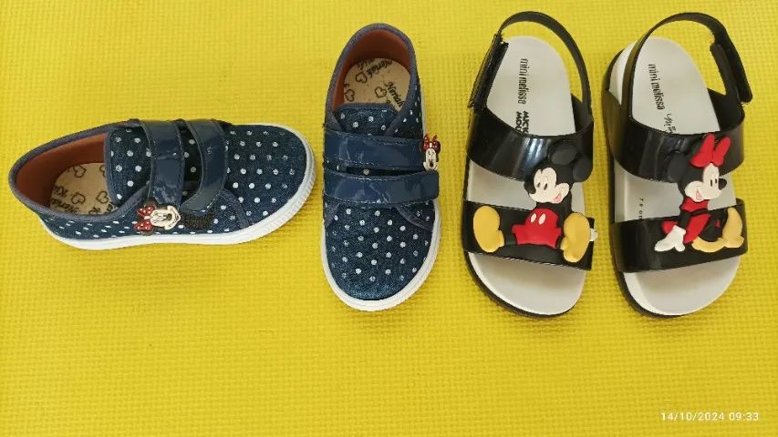 Tênis Mickey e Sandália Mickey