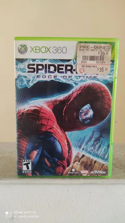 Jogo Xbox 360 - Spiderman Edge of time 