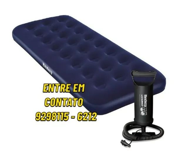 Colchão Inflável Solteiro- Entregas 9h ás 23h