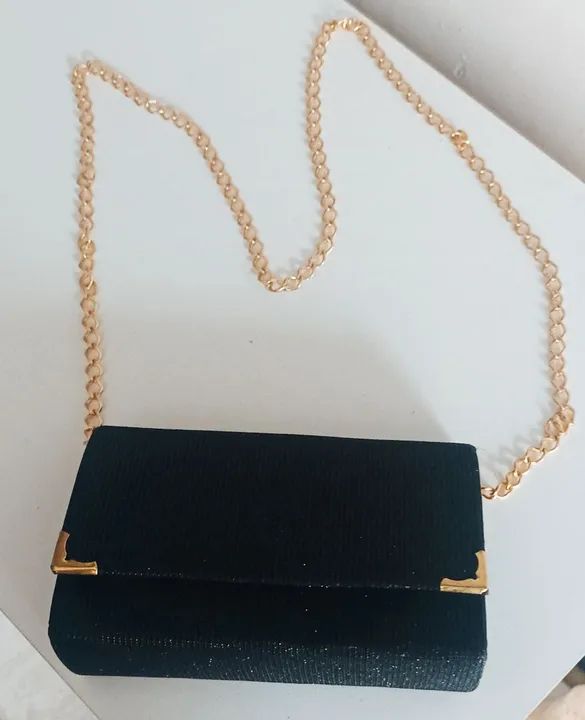 Bolsa de mão preta - Foto 3