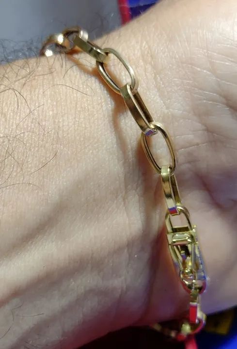 Pulseira Ouro 18 Kilates Peso 6.80 Gramas 5 mm Oca                                         - Foto 4