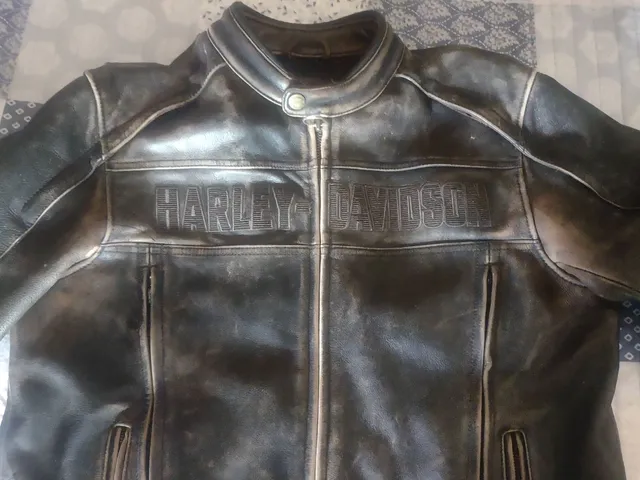 Jaqueta couro Harley Davidson Tam.G